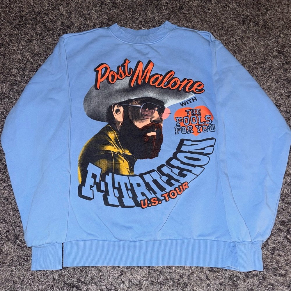 Post Malone F-1 Trillion US Tour 2024 Crewneck